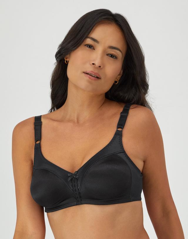 Bali Double Support Wireless Bra Black 42DD Women's