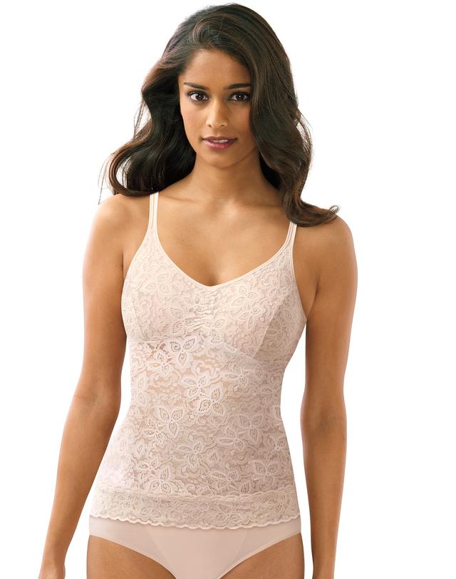 Bali Lace 'N Smooth Shaping Cami Rose 2XL Women's