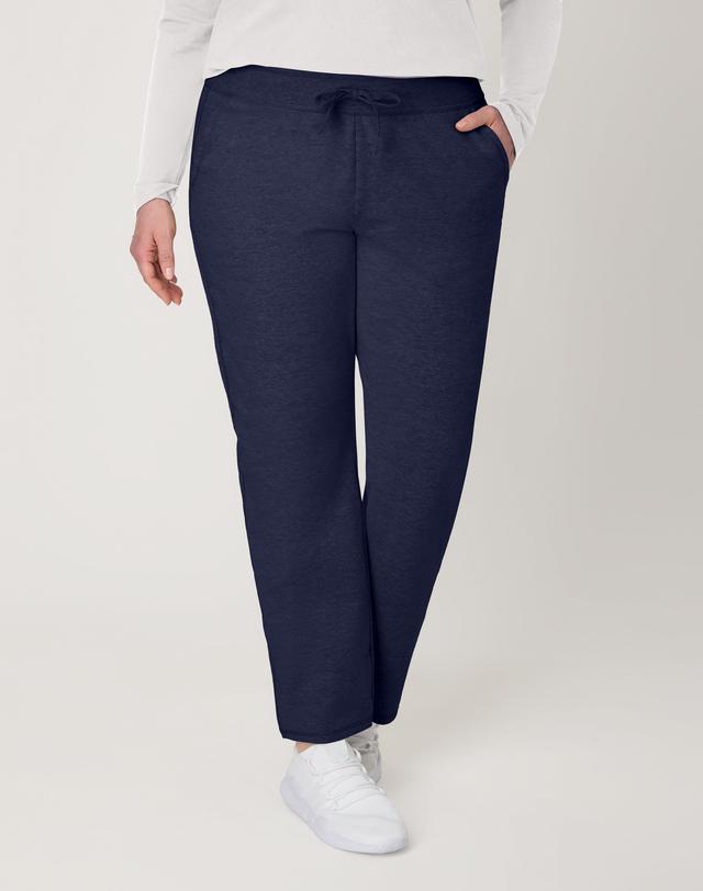 Hanes Women's French Terry Pants with Pockets, 31" Navy XL