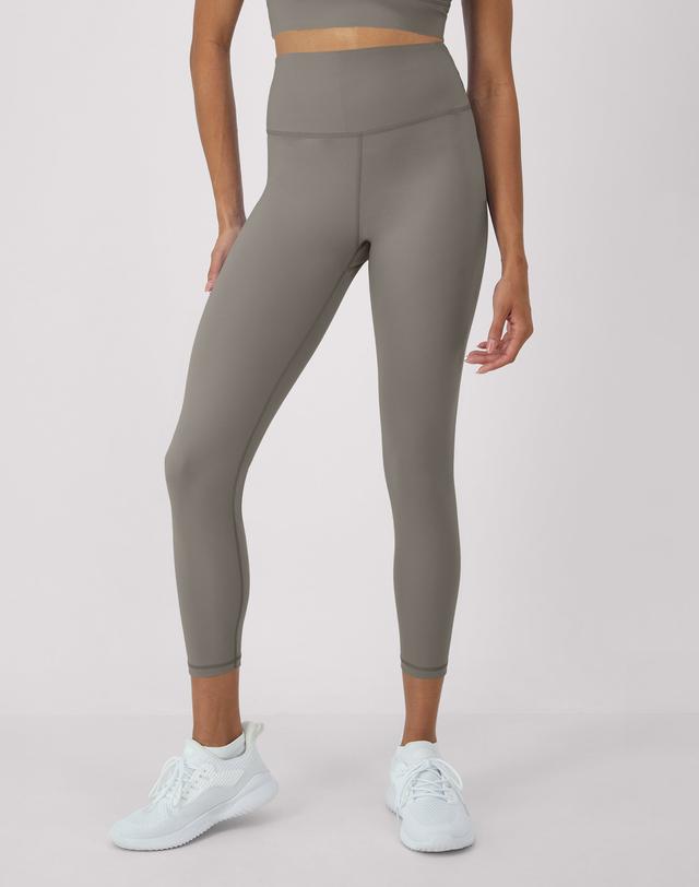 Hanes Moves Women's 7/8 Leggings with Internal Pocket, 25" Cool Grey XL
