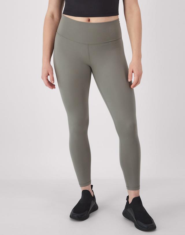 Hanes Moves Leak Protection 7/8 Leggings, 25" Cool Grey L Women's