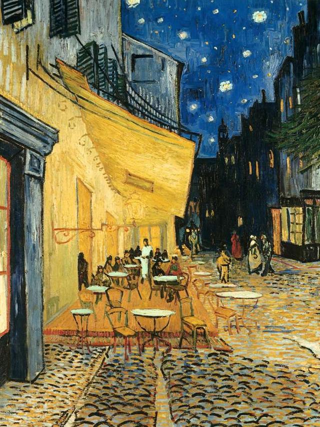 Puzzle Terrasse de café, le soir / Vincent Van Gogh Ravensburger