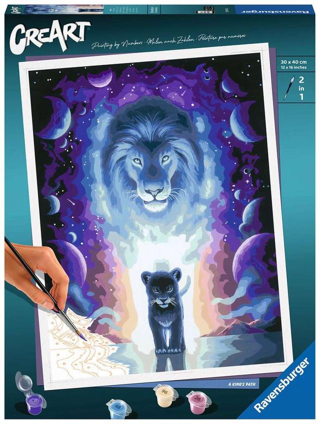 Jeu CreArt - 30x40cm - Lion / Jojoesart edition  Ravensburger
