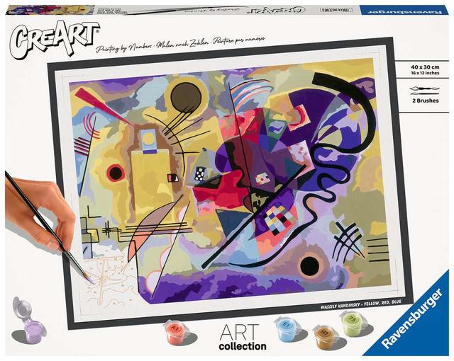 Jeu CreArt - 30x40cm - Kandinsky : Yellow, Red, Blue Ravensburger