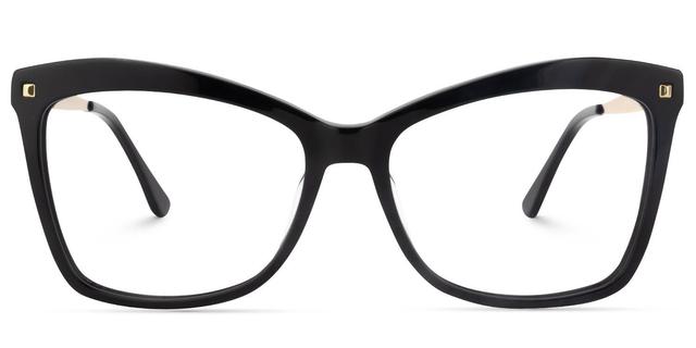 Libby - Butterfly Black Eyeglasses