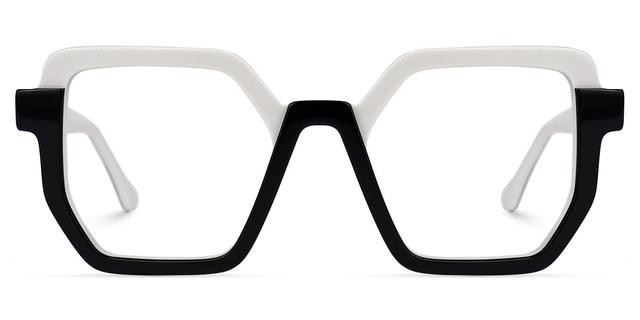 Mixon - Unique Black & White Designer Glasses
