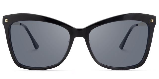 Libby - Butterfly Black Sunglasses