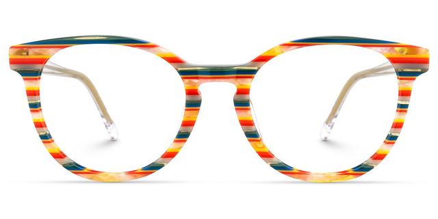 Boban - Round Multicolor Eyeglasses
