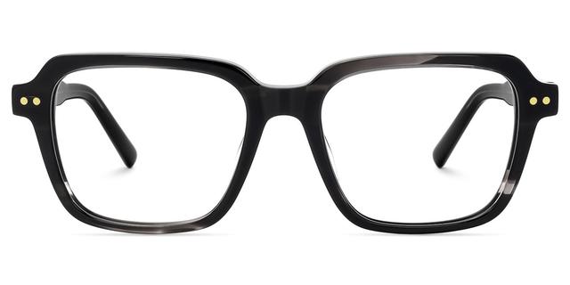 Jafaru - Rectangle Grey Eyeglasses