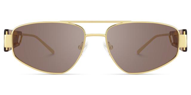 Orbit - Aviator Gold Sunglasses