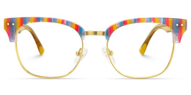 Pascale - Browline Multicolor Eyeglasses