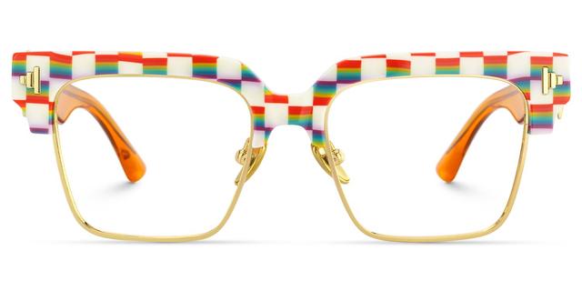 Nathifa - Browline Multicolor Eyeglasses