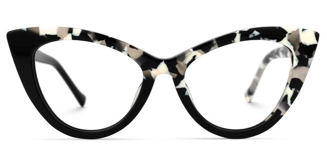 Antoinette - Cat Eye Black/Tortoise Eyeglasses