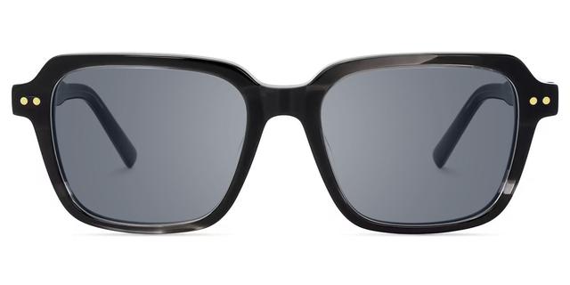Jafaru - Rectangle Grey Sunglasses