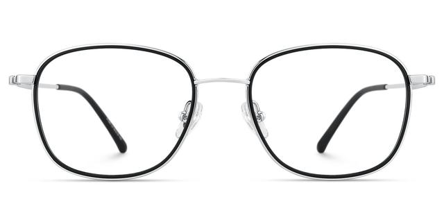 Static - Oval Silver Eyeglasses