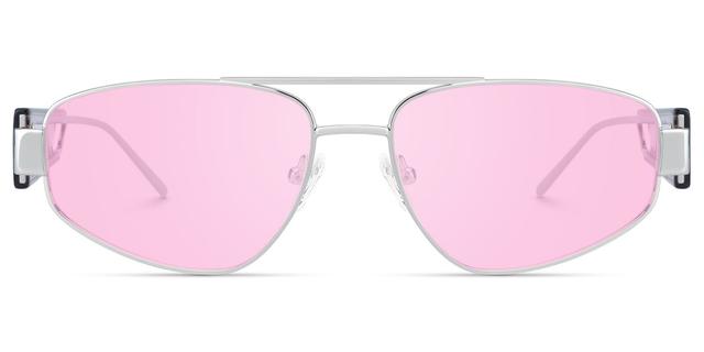 Orbit - Aviator Silver Sunglasses