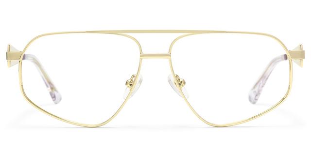 Trance - Aviator Gold Eyeglasses