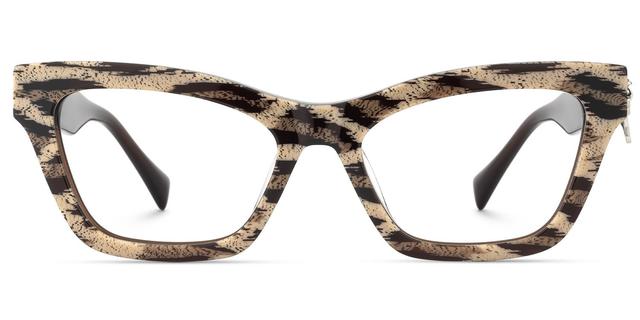 Wild Beat - Square Animal Eyeglasses