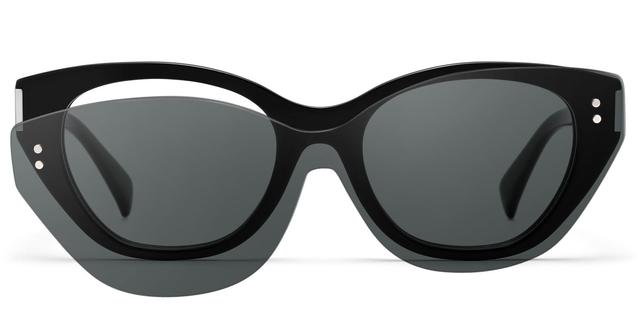Cicely - Black Cat Eye Sunglasses
