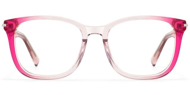 Holo - Square Pink Eyeglasses