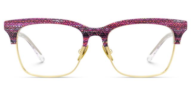 Cosmic - Browline Pattern Eyeglasses