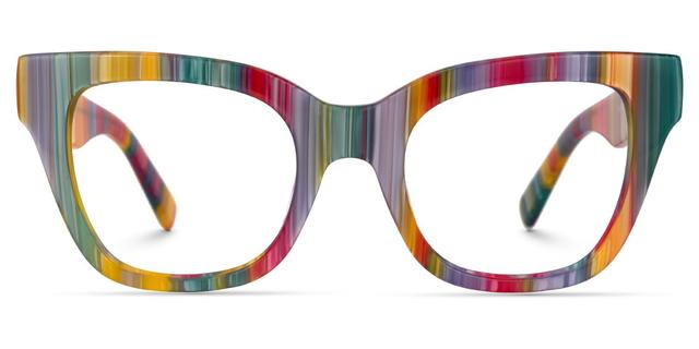 Adila - Rectangle Multicolor Eyeglasses