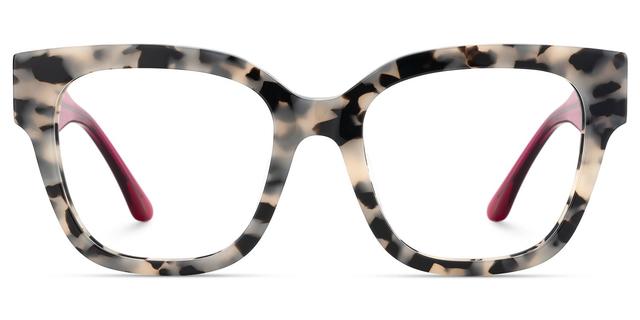 Lorette - Square Tortoise Eyeglasses