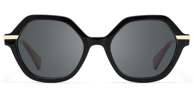 Lux - Geometric Black Sunglasses