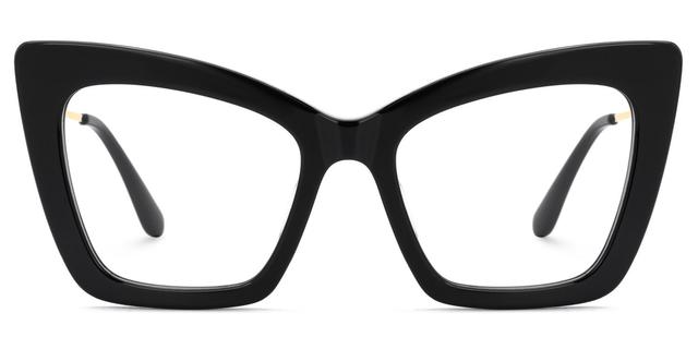 Lacretia - Butterfly Black Eyeglasses
