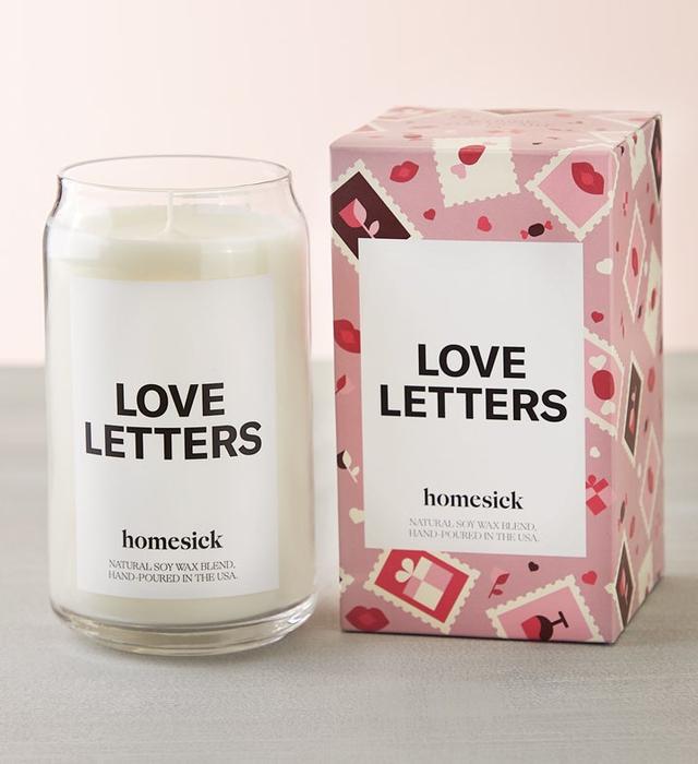 Homesick Love Letters Scented Candle - Romantic Rose & Jasmine