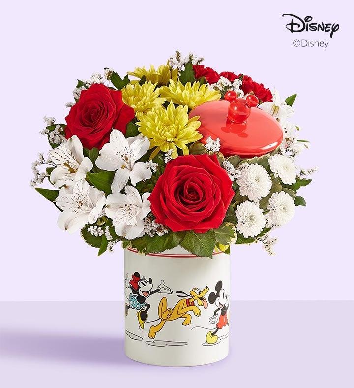 1-800-Flowers Flower Delivery Disney Mickey Mouse & Friends Cookie Jar - Classic Small