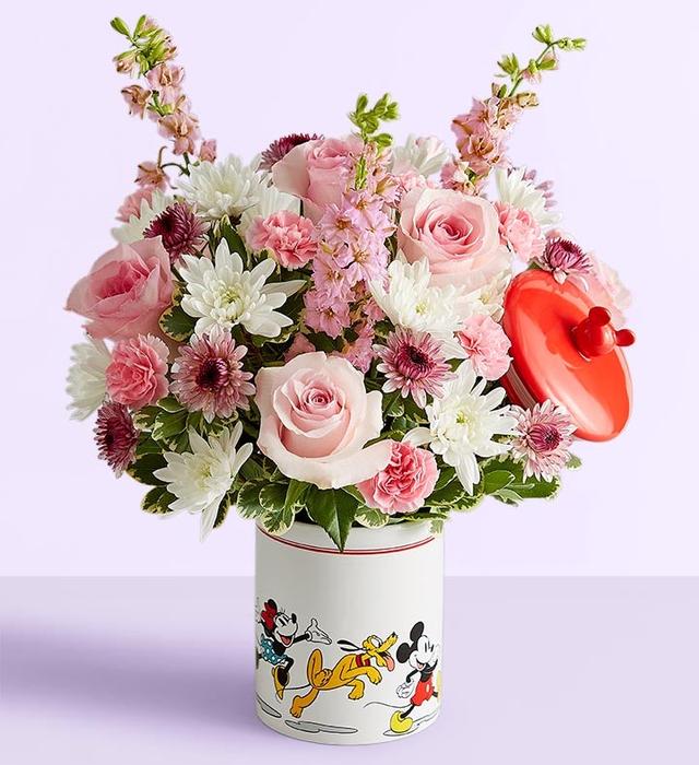 1-800-Flowers Everyday Gift Delivery Disney Mickey Mouse & Friends Cookie Jar - Baby Girl Large
