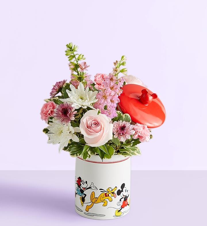 1-800-Flowers Everyday Gift Delivery Disney Mickey Mouse & Friends Cookie Jar - Baby Girl Small
