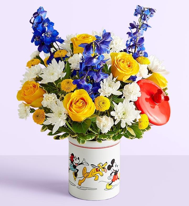 1-800-Flowers Everyday Gift Delivery Disney Mickey Mouse & Friends Cookie Jar - Baby Boy Large