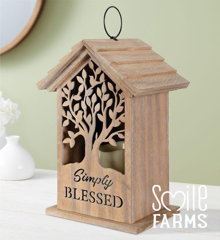 1-800-Flowers Home Decor Home Decor Lighting Delivery Simply Blessed Lantern Simply Blessed Light Up Lantern
