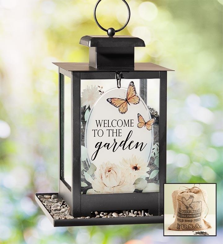 1-800-Flowers Home Decor Outdoor Garden Outdoor Garden Decor Delivery Welcome To The Garden Birdfeeder & Seeds