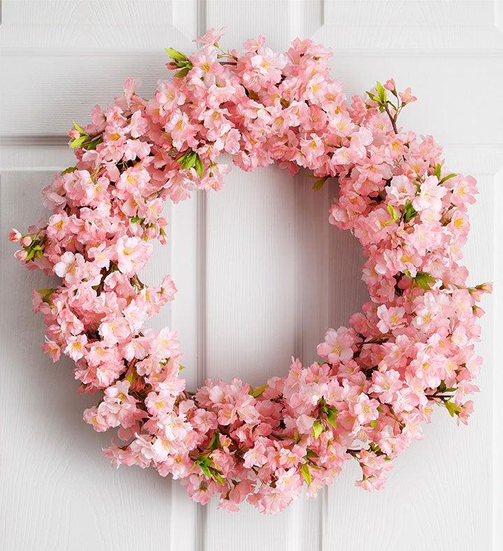 1-800-Flowers Everyday Gift Delivery Blooming Cherry Blossom Wreath - 24' Blooming Cherry Blossom Wreath- 24"