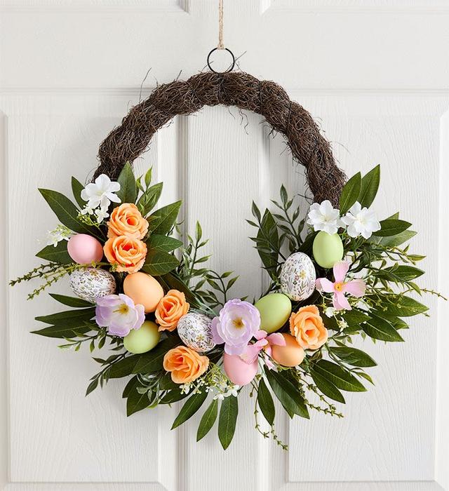 1-800-Flowers Gifts Delivery Easter Botanical Wreath 20"