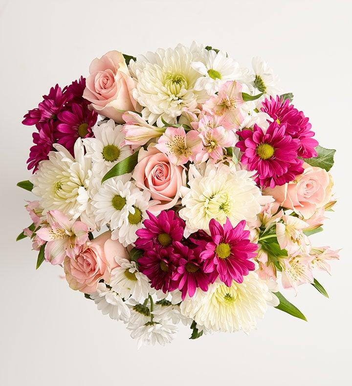 1-800-Flowers Flower Delivery Bouquet Of The Month Pink Perfection Bouquet Only
