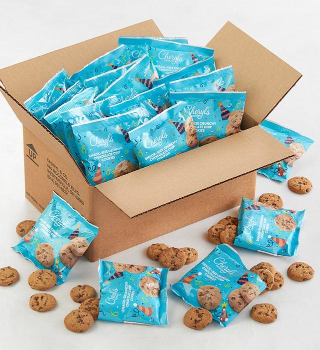 Crunchy Chocolate Chip Cookie 1.5Oz. Party Bags - Case Pack 35 by Cheryl's Cookies