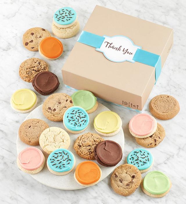 Thank You Cookie Gift Box - 24 Cookies by Cheryl's Cookies