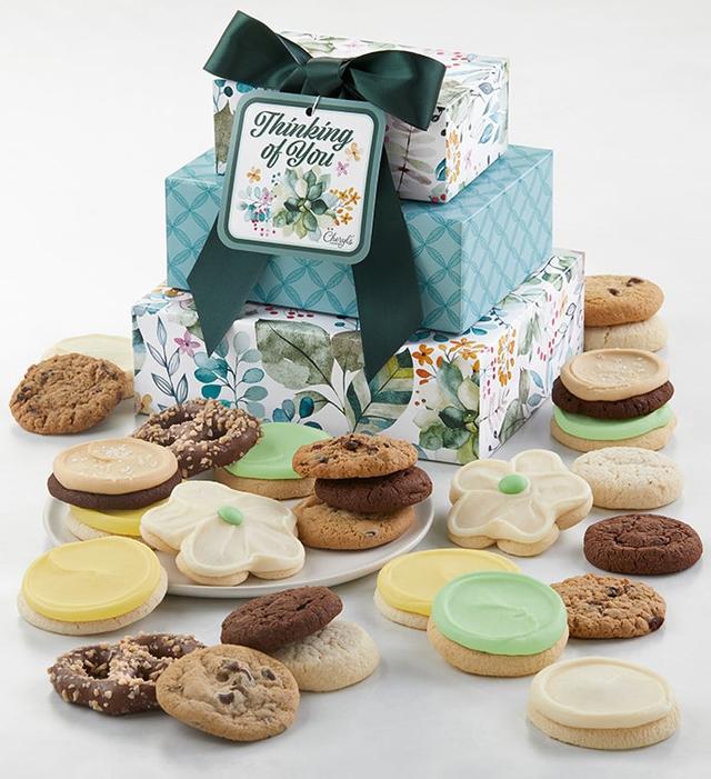Thinking Of You Gift Tower by Cheryl's Cookies