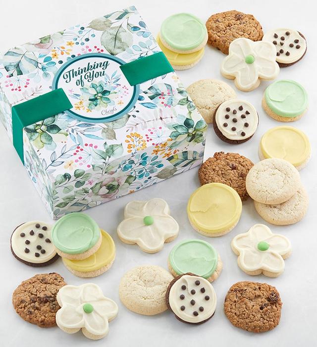 Thinking Of You Cookie Gift Box - 24 by Cheryl's Cookies