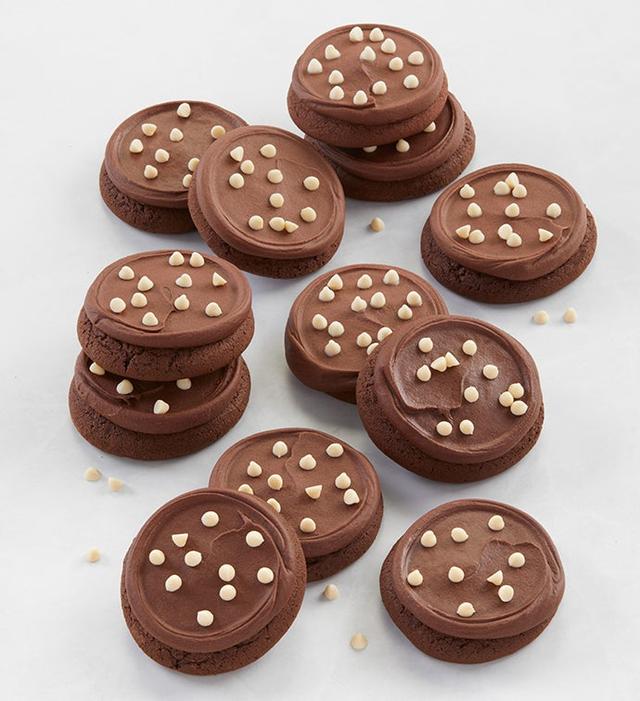 Devils Food Chocolate Frosted Cookie Flavor Box, Baked Treats, Fresh Cookie Gifts by Cheryl's Cookies