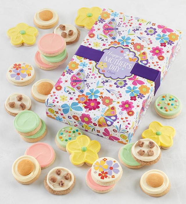 Happy Mothers Day Cookie Gift Box - 24 by Cheryl's Cookies