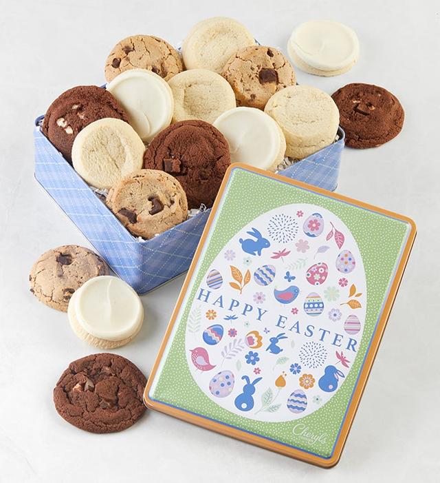 Happy Easter Tin - Vegan by Cheryl's Cookies
