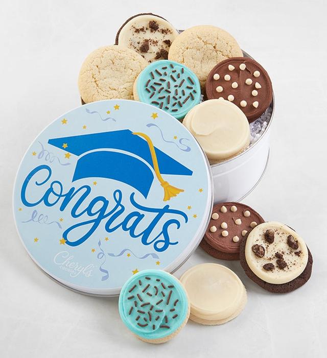 Congrats To The Grad Gift Tin by Cheryl's Cookies
