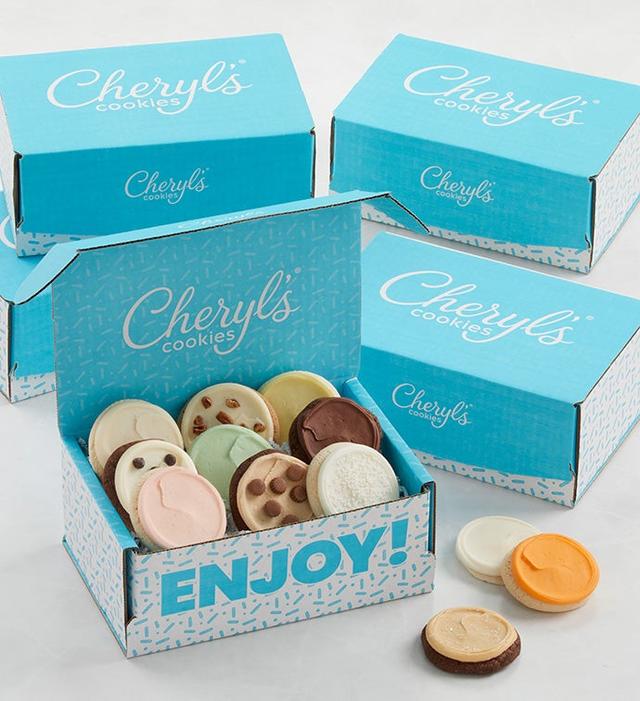 Best Of Buttercream Cookie Boxes -Set Of 5 by Cheryl's Cookies