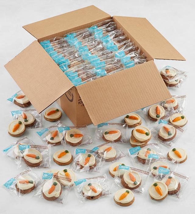 Buttercream Frosted Carrot Cake Cookies Case by Cheryl's Cookies