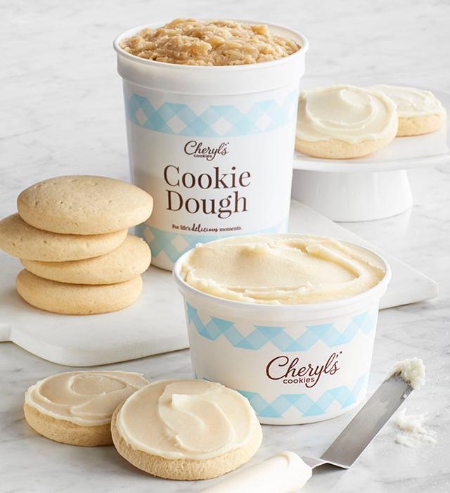 Sugar Cookie Dough & Buttercream Frosting Set by Cheryl's Cookies